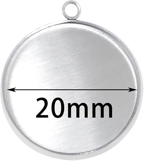 20 peças de aço inoxidável mol - Resin Art Bracelet avaliação e preço