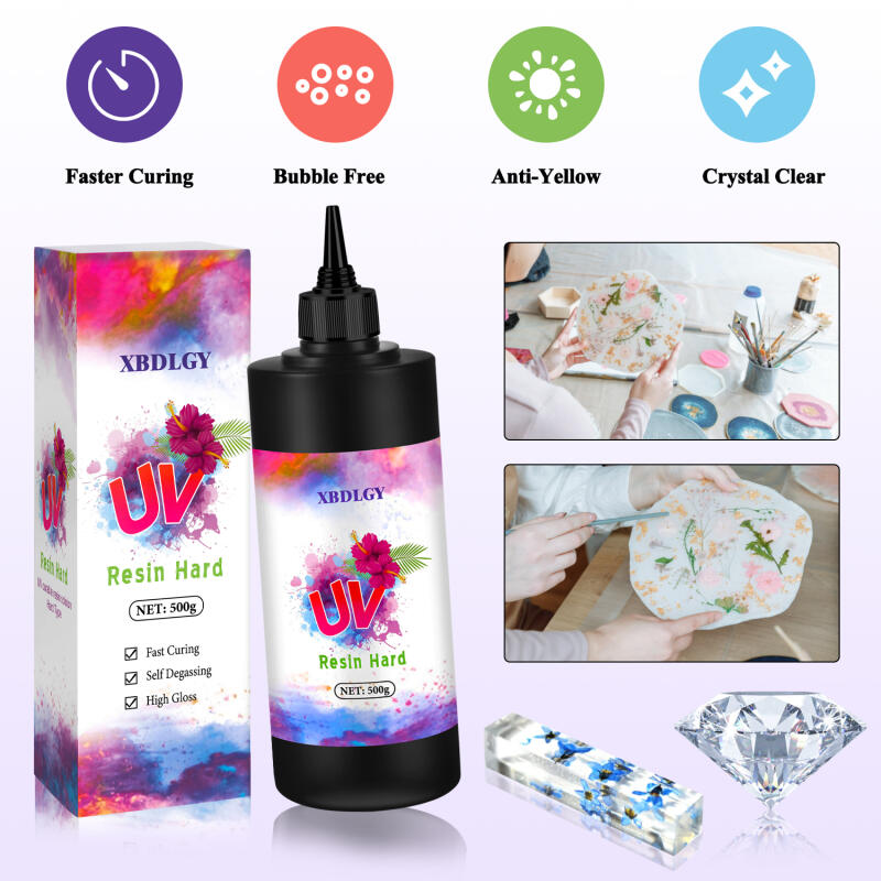 Cola dura de resina uv 200g/25 - Resin Art Uv avaliação e preço