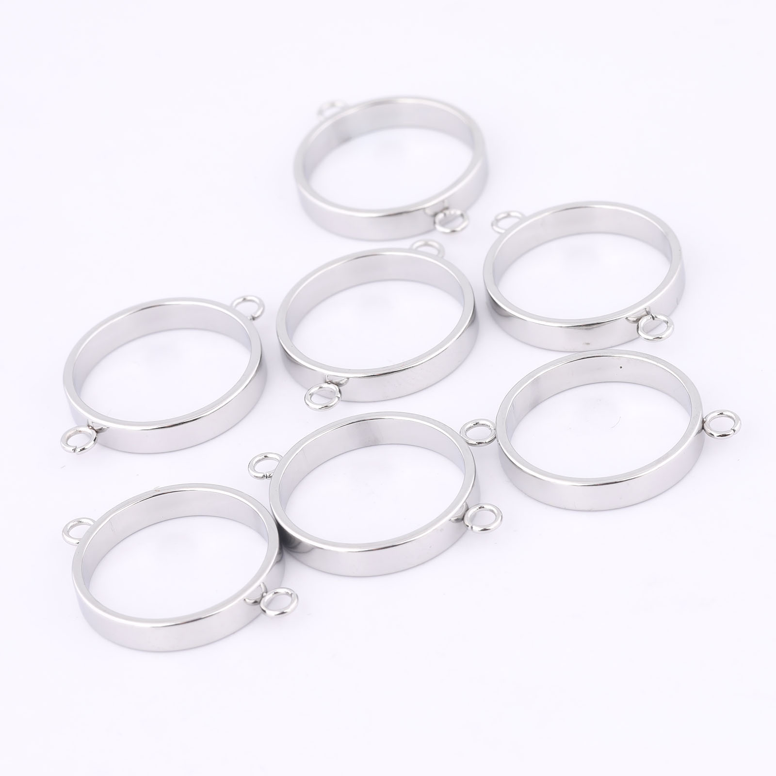 10 pçs de aço inoxidável 14mm  - Resin Art Bracelet avaliação e preço