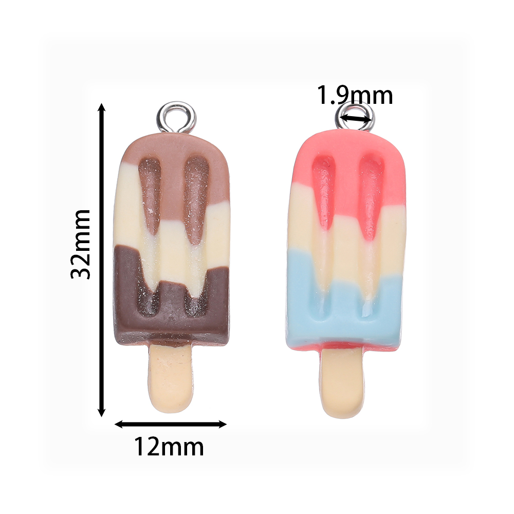 10 pçs 12x32mm bonito colorido - Resin Art Bracelet avaliação e preço
