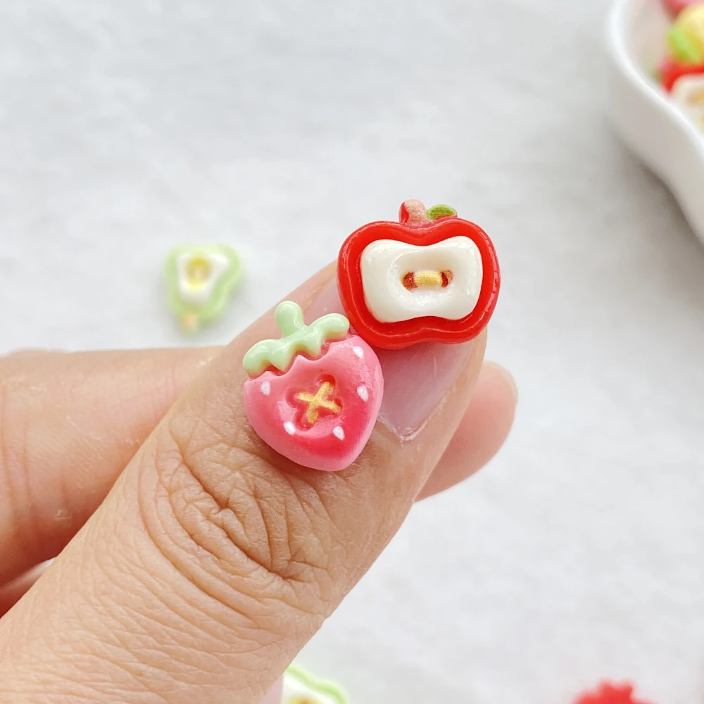 30 Peças de Mini Frutas Fofas: - Resin Art Design For Wedding avaliação e preço