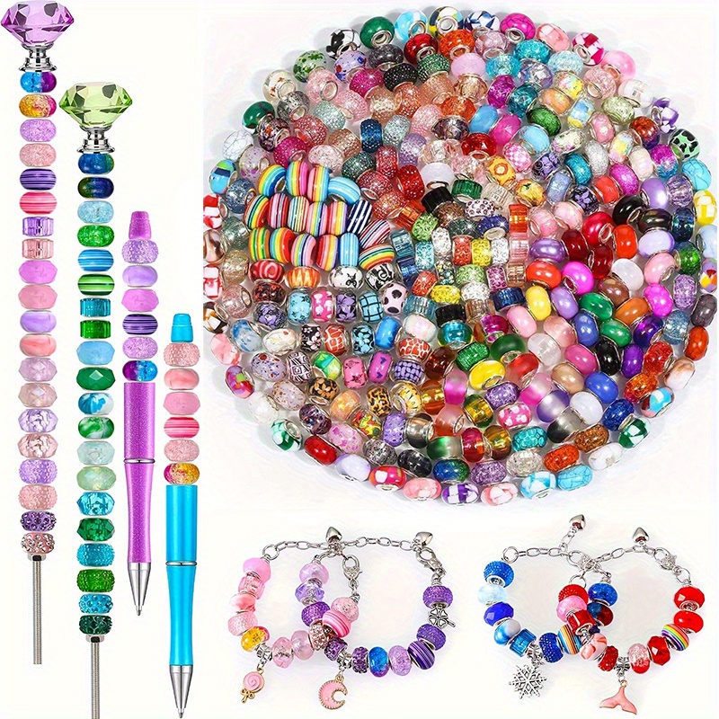 100 Peças de Contas Espaçadora - Resin Art Bracelet avaliação e preço