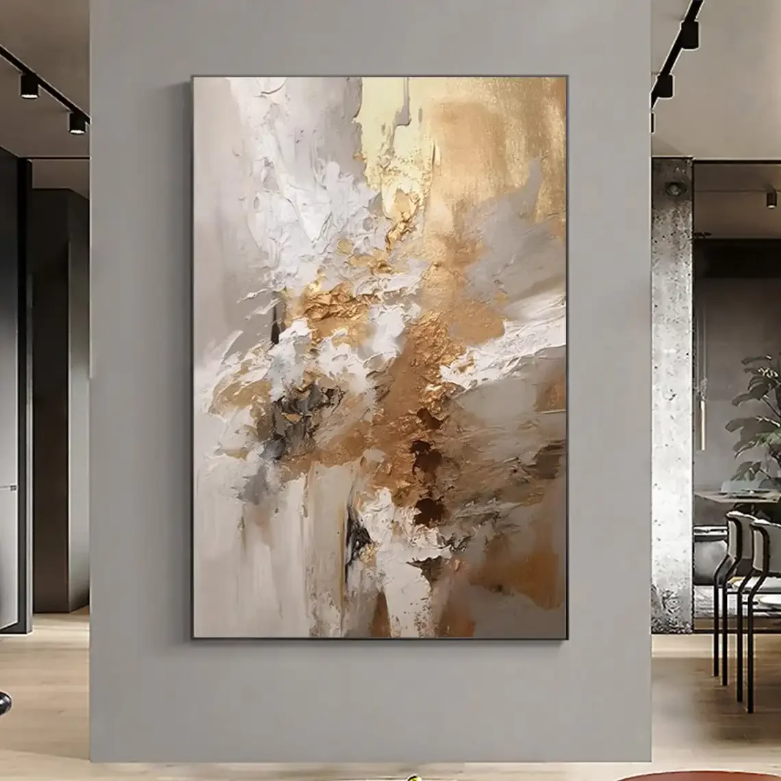 Pintura a óleo com textura abs - Resin Art On Canvas avaliação e preço