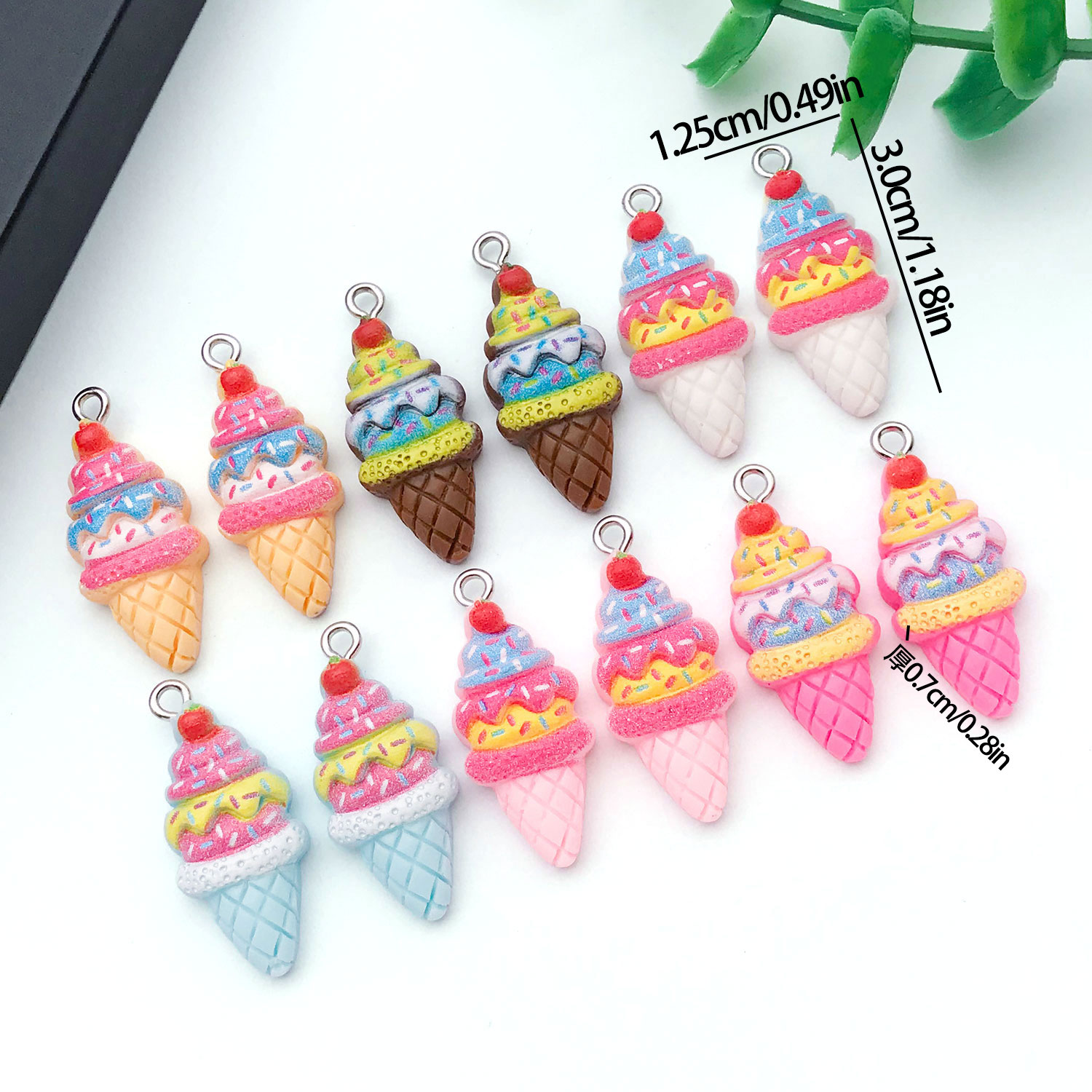 Conjunto de pingente de sorvet - Resin Art Bracelet avaliação e preço