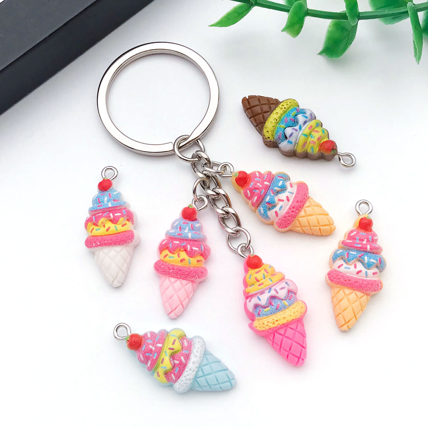 Conjunto de pingente de sorvet - Resin Art Bracelet avaliação e preço